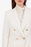A.L.C. White 'Sedgwick II' Double Breasted Blazer Size 4