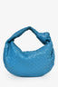 Bottega Veneta Blue Intrecciato Leather Teen Jodie Shoulder Bag