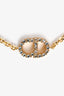 Christian Dior Gold Tone Crystal Clair D Lune Bracelet Set