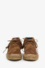 Saint Laurent Brown Suede Moccasin Espadrille Size 38
