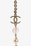 Pre-loved Chanel™ Pearl and Purple Bead Long Station Necklace