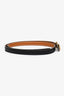 Hermès 2022 Black/Gold 'Ancre' Thin Belt