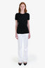 Goldsign White Denim Wide Leg Jeans Size 30
