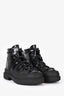 Gucci Black Leather Ghibli Interlocking GG Hiking Boots Size 8 Mens