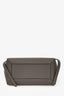 Celine Grey Leather Nano Belt Bag with Strap