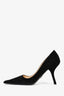 Prada Black Suede Pointed Heels Size 36