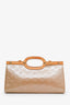 Louis Vuitton Nude Monogram Vernis Patent Leather Roxbury Drive Top Handle Bag with Strap