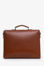 Salvatore Ferragamo Brown Leather Briefcase Mens