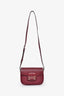 Gucci Burgundy Leather Horsebit 1955 Mini Arabella Bag