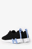 Hermès Black/Light Blue Mesh 'Bouncing' Sneakers Size 37