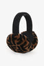 Fendi Brown/Black Zucca Earmuffs