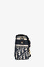 Christian Dior Navy/Beige Oblique Jacquard Small Diorcamp Messenger Bag