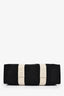 Jacquemus Black/Cream Cotton Logo Tote Bag