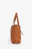 Louis Vuitton Brown Leather Padlock Low Key Cabas' Logo Tote MM with Pouch