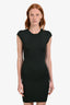 Alexander Wang Green Knit Fitted Midi Dress Size XS