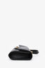 Pre-loved Chanel™ x Matthieu Blazy 2026 Black Lizard Embossed Patent Long Top Handle Clutch with Chain