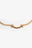Tiffany & Co. 18K Yellow Gold Mini T Smile Bracelet