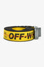 Off-White Yellow/Black Canvas Industrial Belt