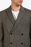 Stella McCartney Grey Herringbone Suit Blazer Size 50