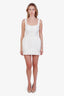 Self-Portrait White Tweed Midi Dress Size 2