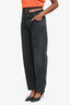 Agolde Grey Wash Denim Broken Waistband Jeans Size 24