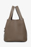 Hermès 2021 Etoupe Clemence Leather Picotin Lock 18