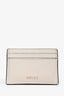 Versace White Leather Medusa Card Holder