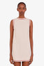 Gucci Light Beige Crepe Sleeveless Mini Dress Size 38
