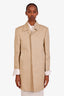 Thom Browne Khaki Mac Bal Collar Overcoat Size 46 Mens