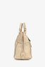 Chloe Cream Leather Top Handle Bag with Strap