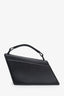 Acne Studios Black Leather Distorted Shoulder Bag