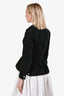 Alexander McQueen Black Denim Layered Jacket Size 40