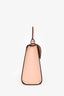 Moyant Pink Grained Leather Gabrielle PM Bag with strap