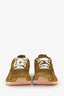 Bottega Veneta Green Suede Mesh 'Orbit' Sneaker Size 42