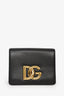 Dolce & Gabbana Black Leather DG '3.5' Crossbody Bag