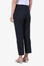 6397 Navy Virgin Wool Trousers Size 4