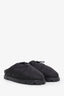 Prada Black Nylon Quilted Padded Slippers Size 11 Mens