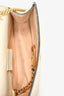 Gucci Cream Leather Mini Sylvie Chain Shoulder Bag