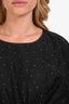 Sofie D'Hoore Black/White Polka Dot Silk Maxi Dress Size 40
