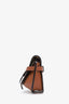 Loewe Brown Leather Mini 'Gate' Crossbody Bag