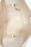 Loewe White Grained Leather Compact 'Hammock' Bag