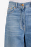 Versace Blue Denim Wide Leg Jeans Size 25