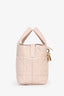 Christian Dior 2025 Rose Poudre Pink Calfskin Small 'Toujours' Vertical Tote Bag