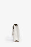 Pre-loved Chanel™ 2022+ White Quilted Caviar Leather CC Wallet on Chain