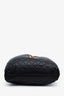 Saint Laurent Black Leather Quilted ICARE Oversized Bag with Pouch