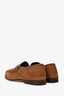 Gucci Brown Nubuck Leather 1953 Horsebit Loafers Size 9 Men's