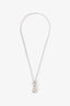 Hermès Sterling Silver Amulettes Constance Birkin Necklace