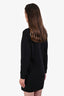 Vanessa Bruno Black Wool Cotton Long Sleeve Hyacinthe Dress Size S