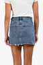 Agolde Blue Denim Mini Skirt Size 25