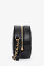 Pre-loved Chanel™ 2018 19 Black Quilted Lambskin Leather Round Bag